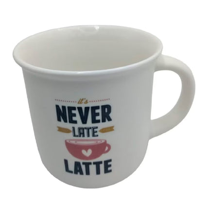 Taza para café "It's never late love Latte" Haus