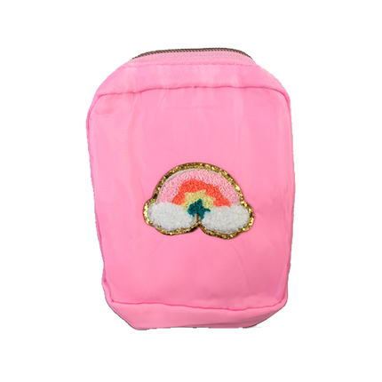 Bolsa Multiusos con parche de arcoiris rosa Otro